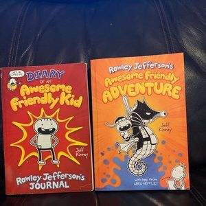 SET OF 2 Awesome friendly kid and Awesome friendly adventure books